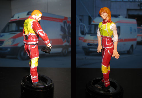 Model of the clothes on scale 1:25